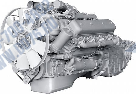 Картинка для Двигатель ЯМЗ 6582 без коробки передач и сцепления 2 комплектация