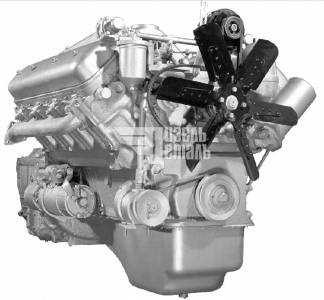 Картинка для Двигатель ЯМЗ 238М2 с КП 3 комплектации